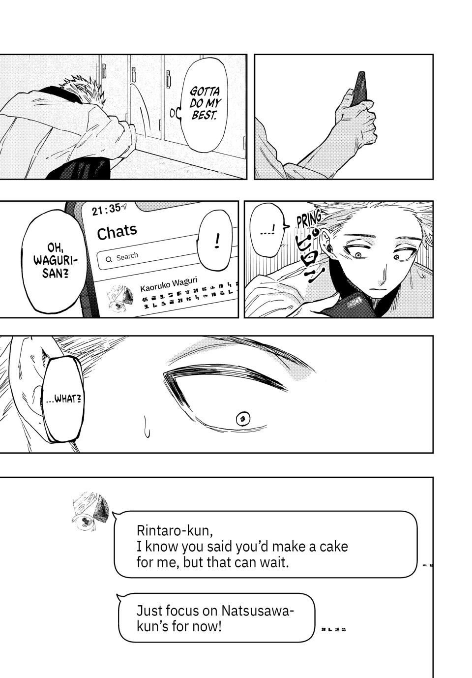 The Fragrant Flower Bloom with Dignity Manga Chapter 45 page 13 - Natsusawa's Birthday