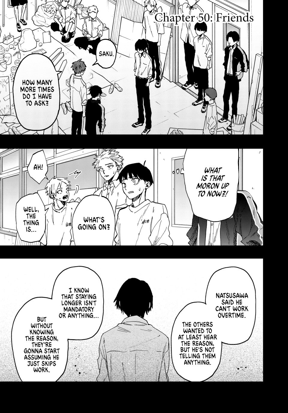 The Fragrant Flower Bloom with Dignity Manga Chapter 50 page 1 - Friends