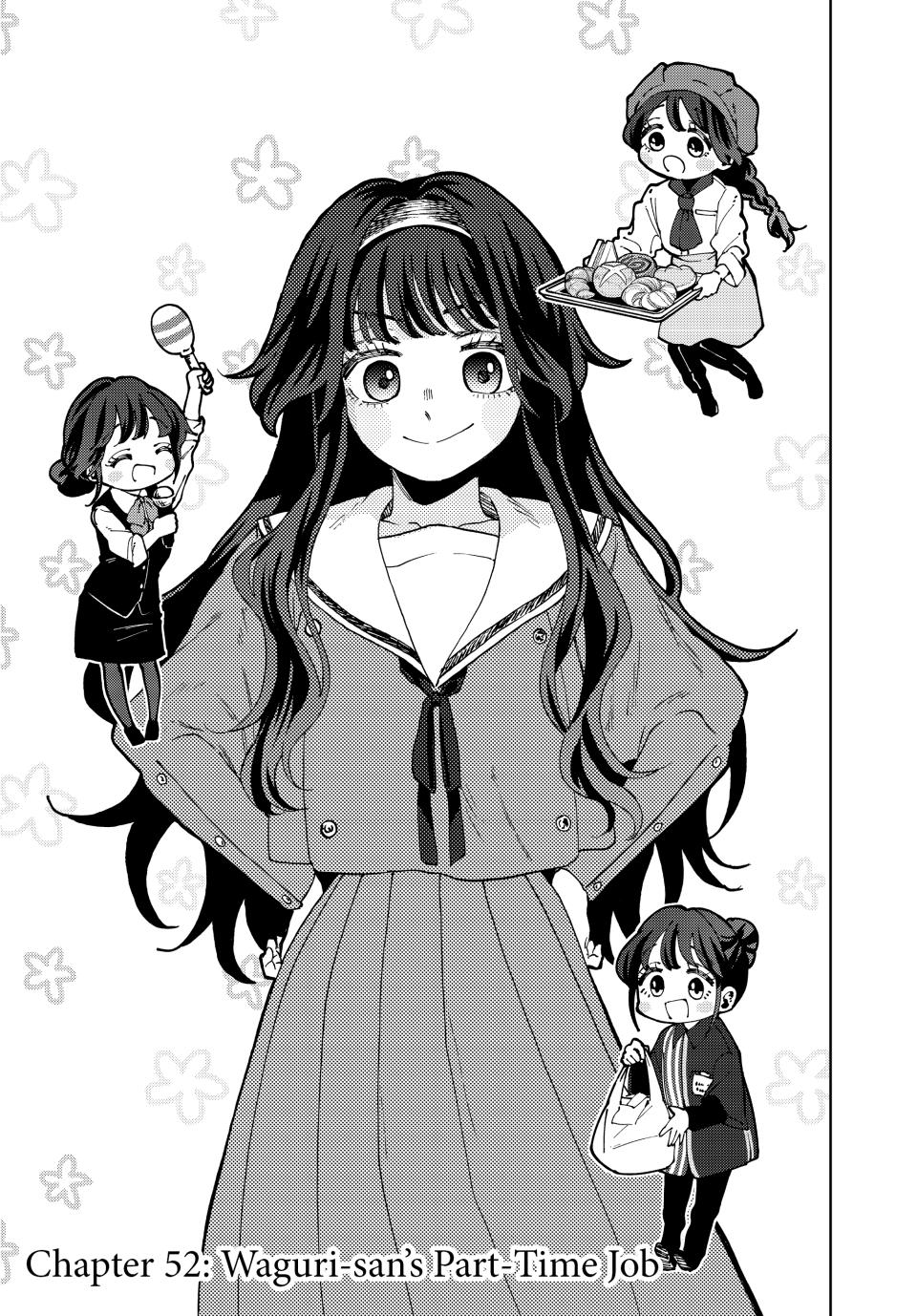 The Fragrant Flower Bloom with Dignity Manga Chapter 52 page 1 - Waguri-san's Part-Time Job