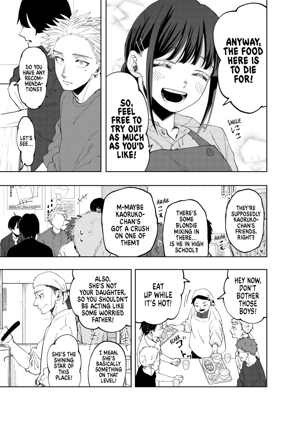 The Fragrant Flower Bloom with Dignity Manga Chapter 52 page 13 - Waguri-san's Part-Time Job