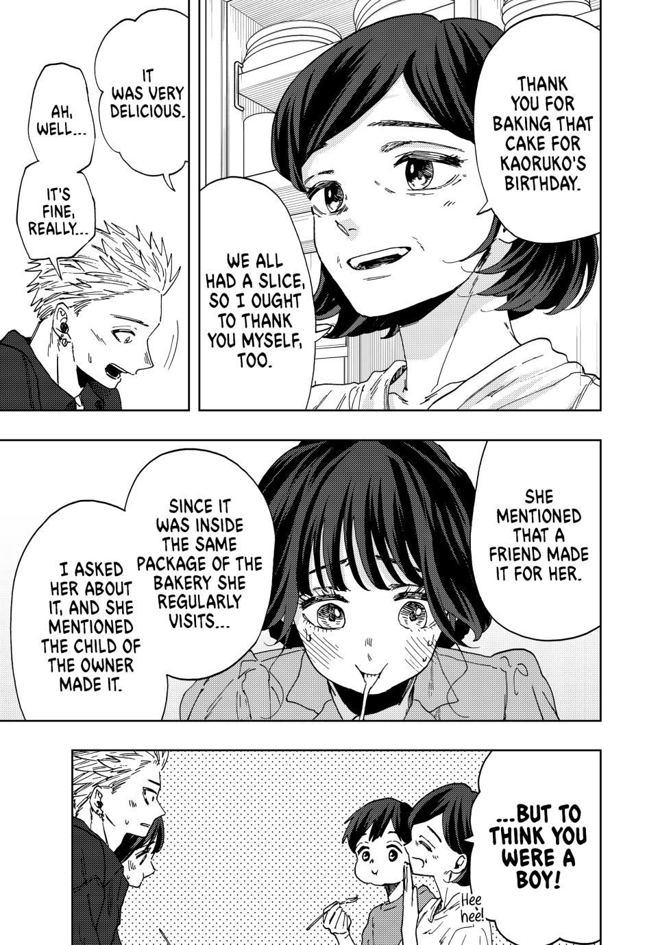 The Fragrant Flower Bloom with Dignity Manga Chapter 55 page 15 - Waguri-san's Family