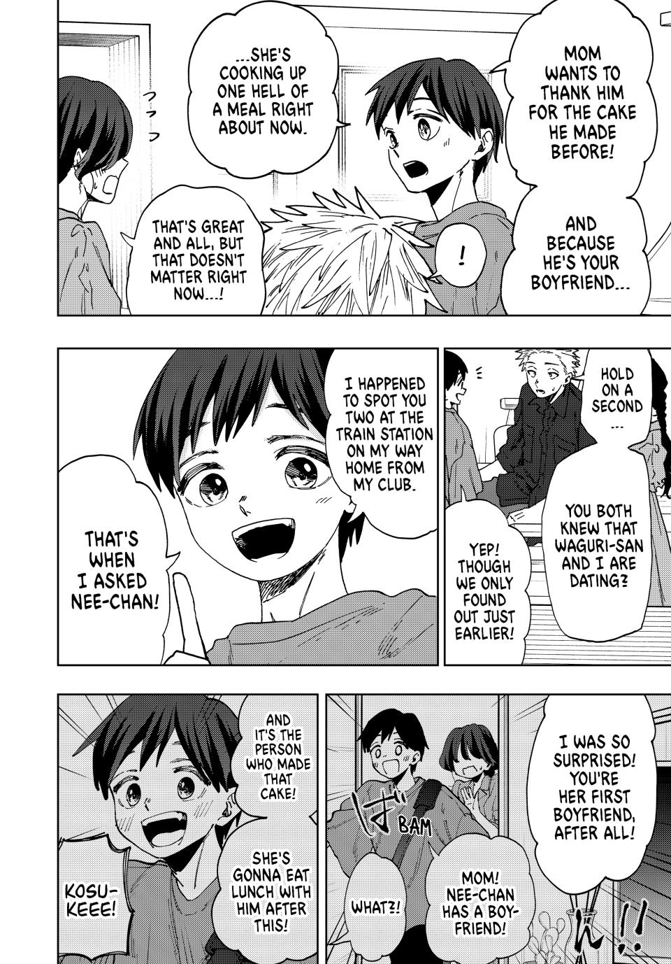 The Fragrant Flower Bloom with Dignity Manga Chapter 55 page 2 - Waguri-san's Family