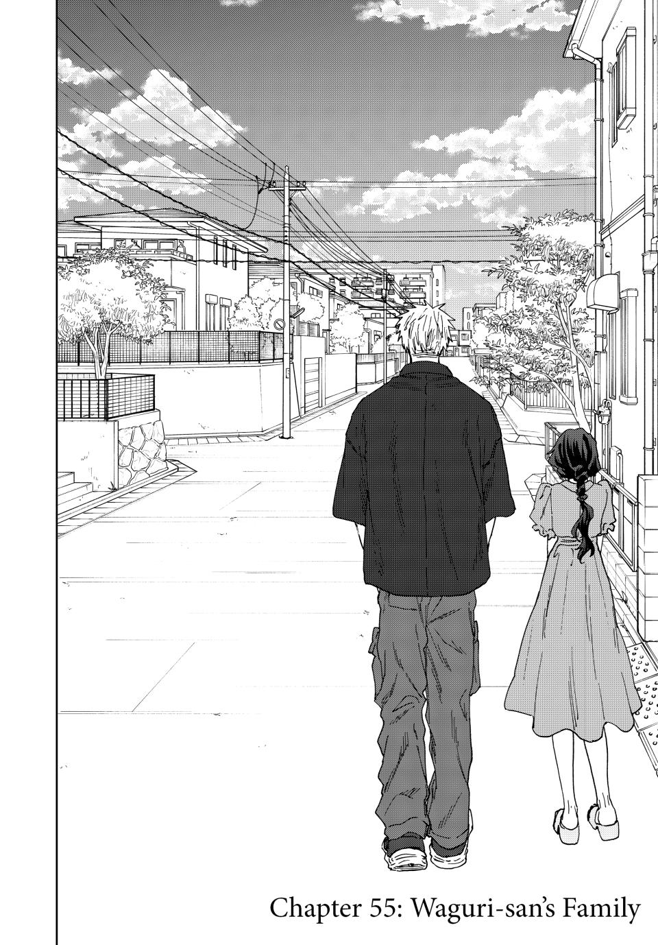 The Fragrant Flower Bloom with Dignity Manga Chapter 55 page 6 - Waguri-san's Family