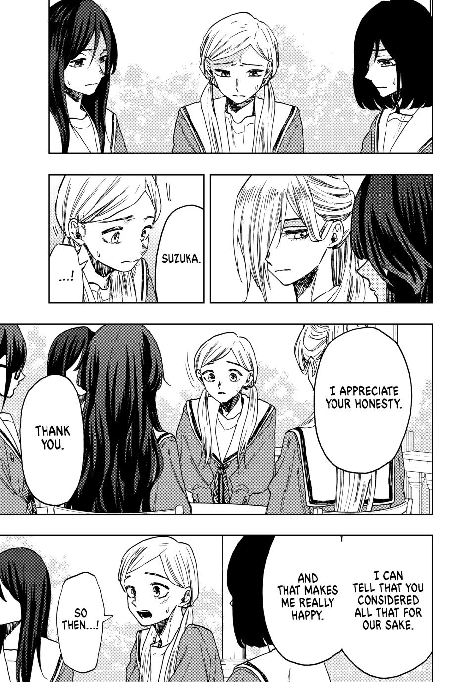 The Fragrant Flower Bloom with Dignity Manga Chapter 60 page 15 - Kikyo and Chidori