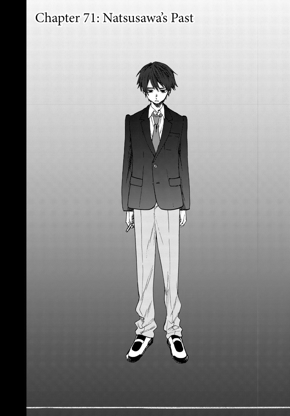 The Fragrant Flower Bloom with Dignity Manga Chapter 71 page 2 - Natsusawa's Past