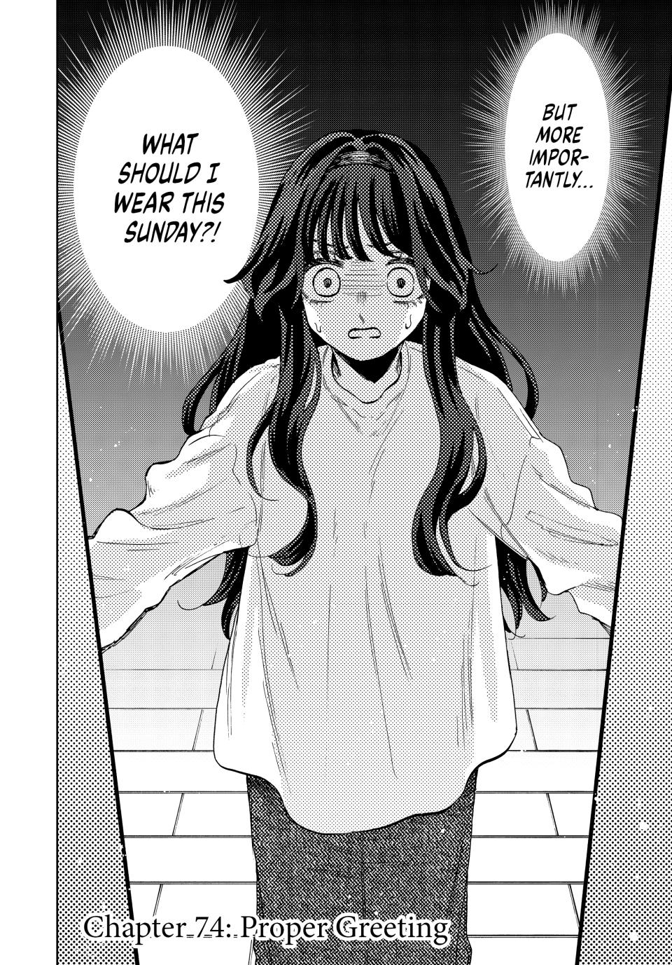 The Fragrant Flower Bloom with Dignity Manga Chapter 74 page 2 - Proper Greeting