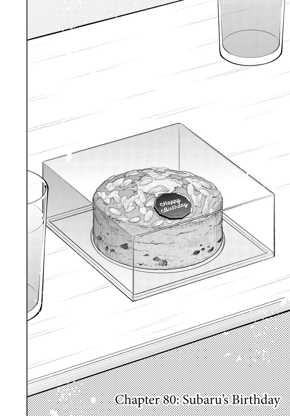 The Fragrant Flower Bloom with Dignity Manga Chapter 80 page 2 - Subaru's Birthday