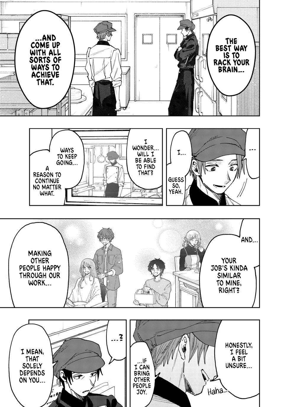 The Fragrant Flower Bloom with Dignity Manga Chapter 82 page 15 - Sotaro and Rintaro