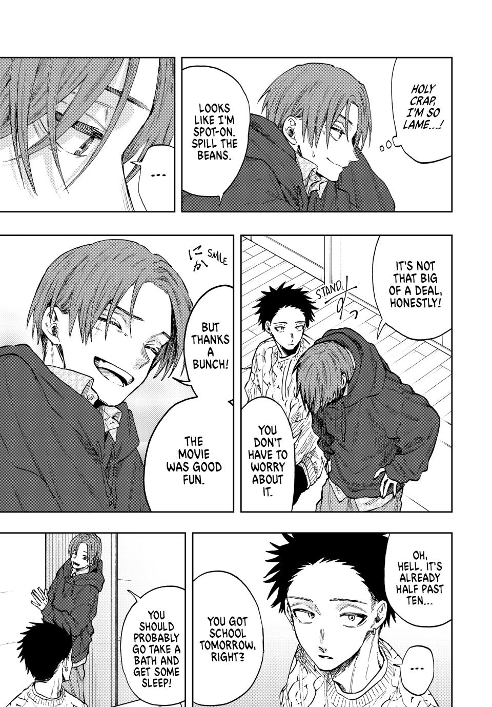 The Fragrant Flower Bloom with Dignity Manga Chapter 82 page 5 - Sotaro and Rintaro