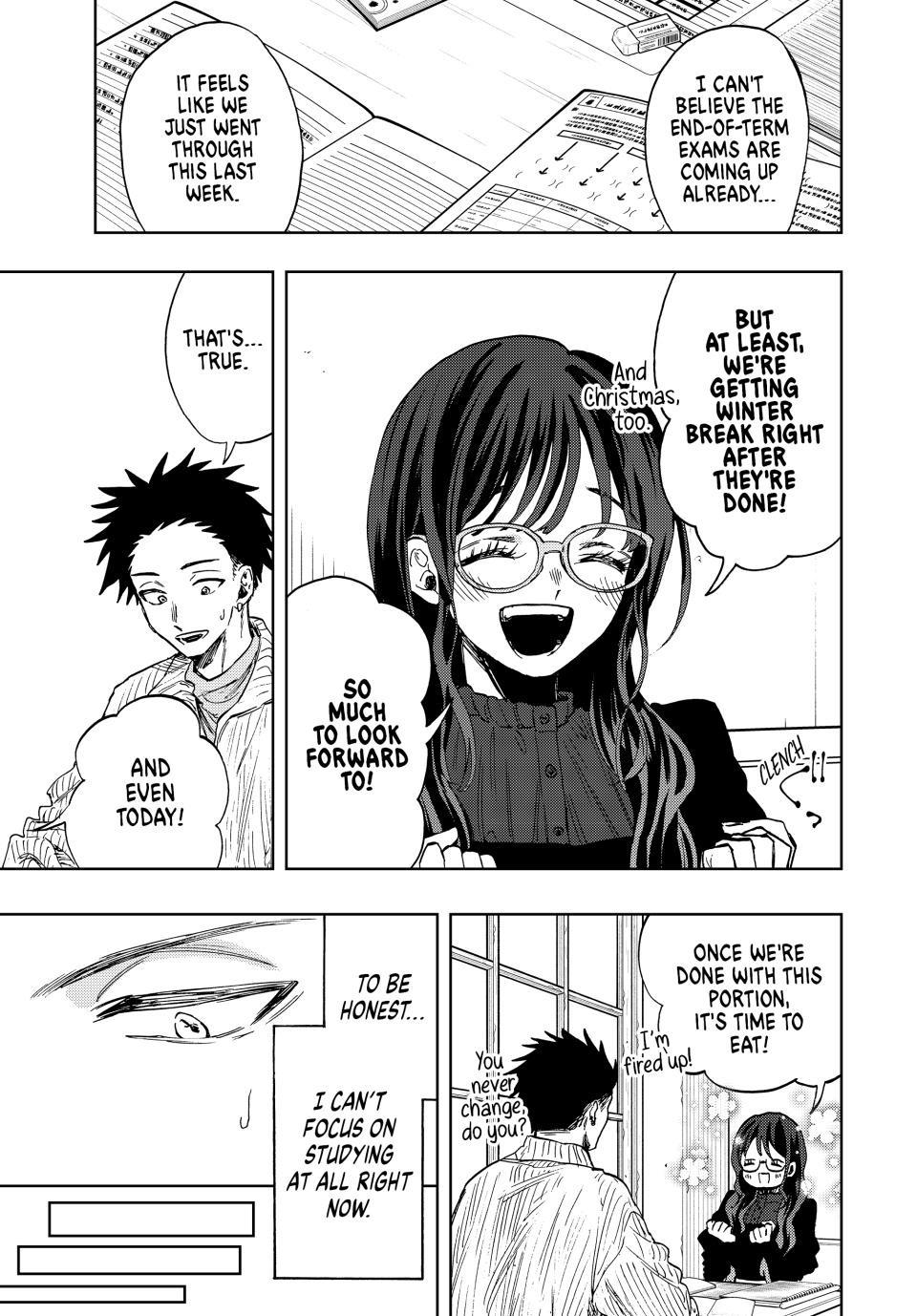 The Fragrant Flower Bloom with Dignity Manga Chapter 84 page 3 - Rintaro's Worries