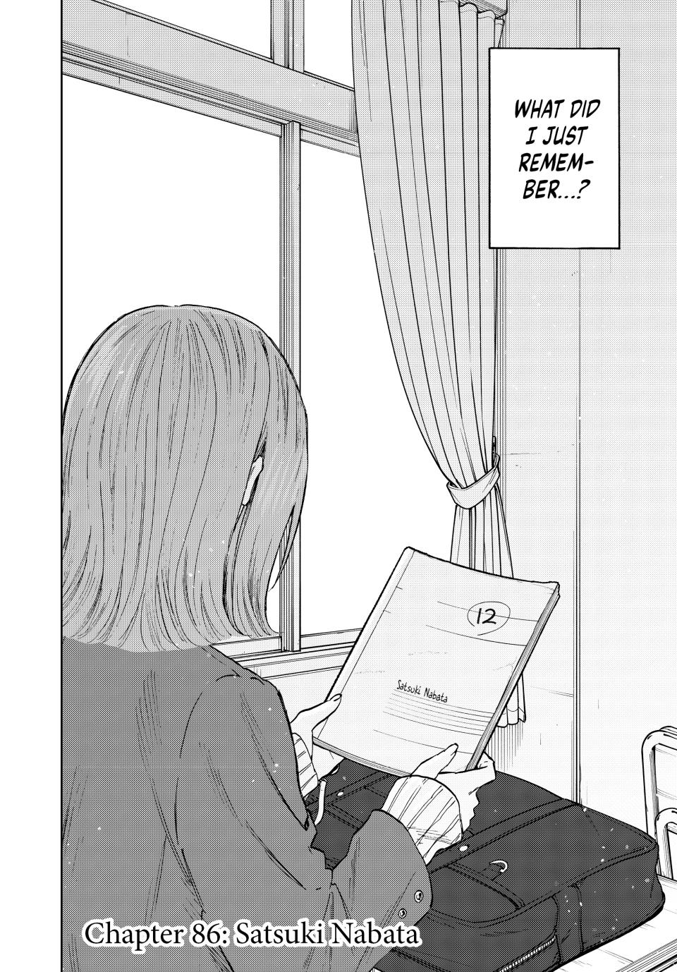 The Fragrant Flower Bloom with Dignity Manga Chapter 86 page 2 - Satsuki Nabata