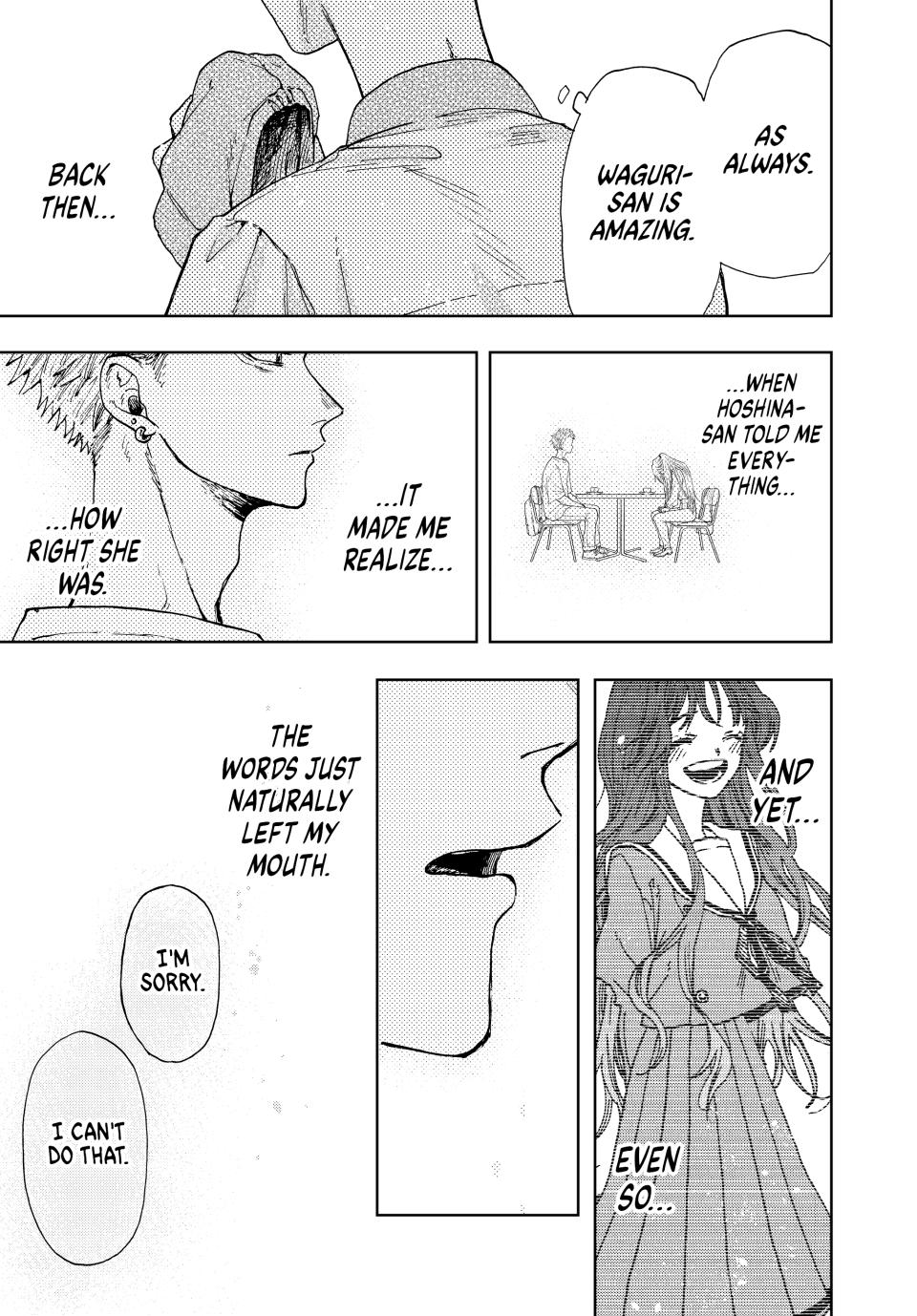 The Fragrant Flower Bloom with Dignity Manga Chapter 9 page 13 - Waguri-san's Existence