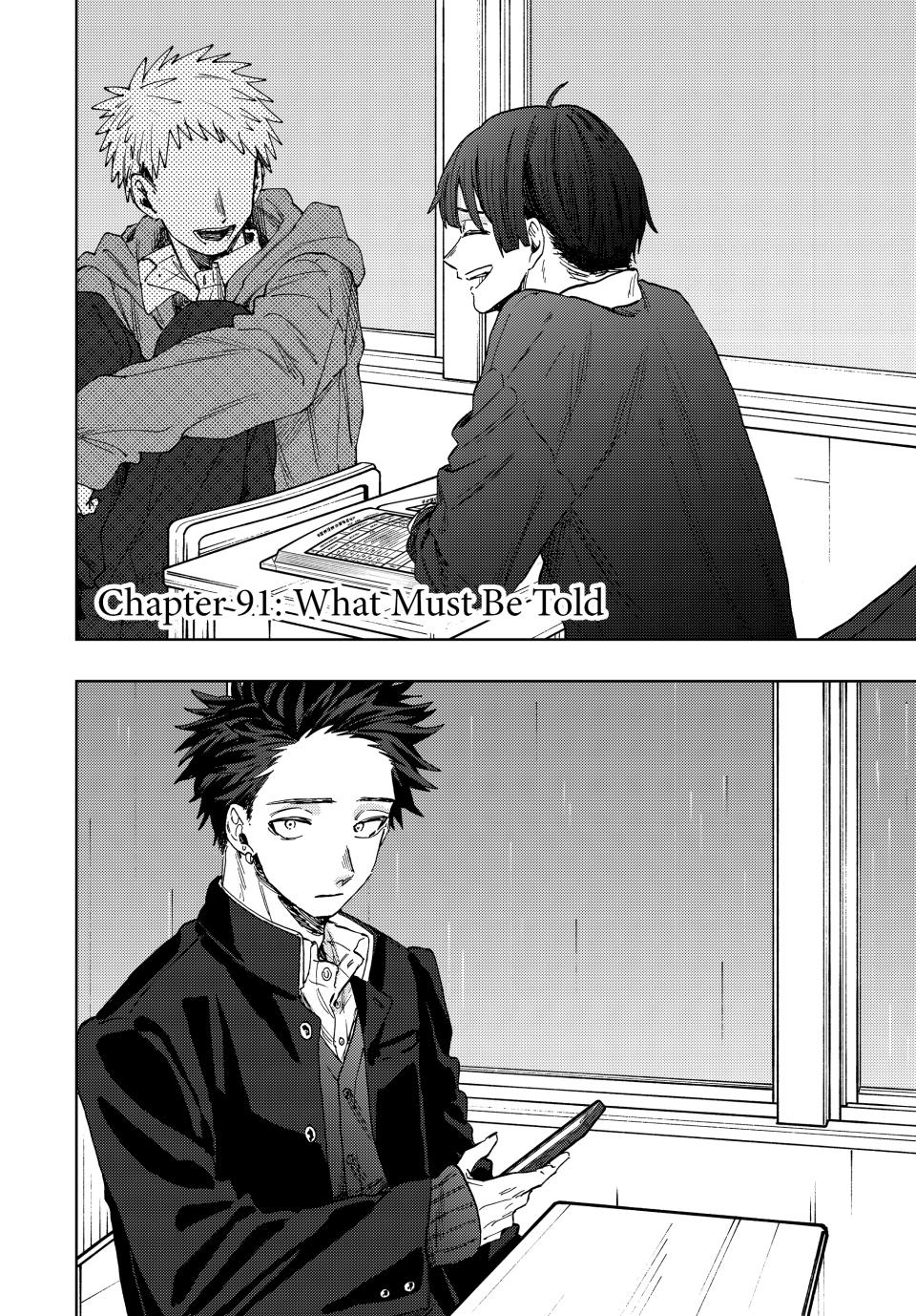 The Fragrant Flower Bloom with Dignity Manga Chapter 91 page 2 - What Must Be Told