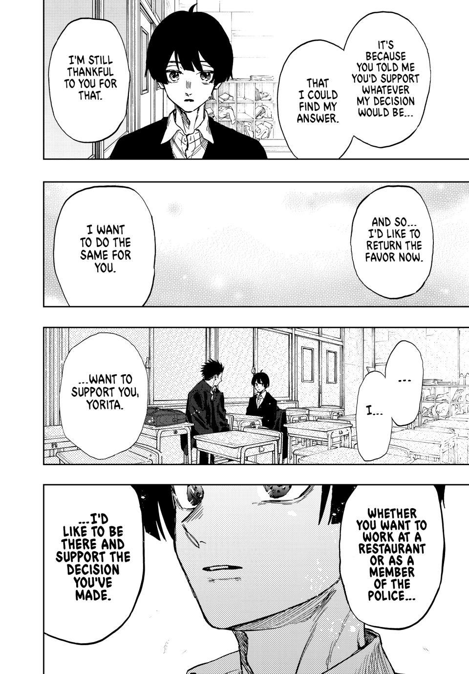 The Fragrant Flower Bloom with Dignity Manga Chapter 92 page 10 - Rintaro and Yorita