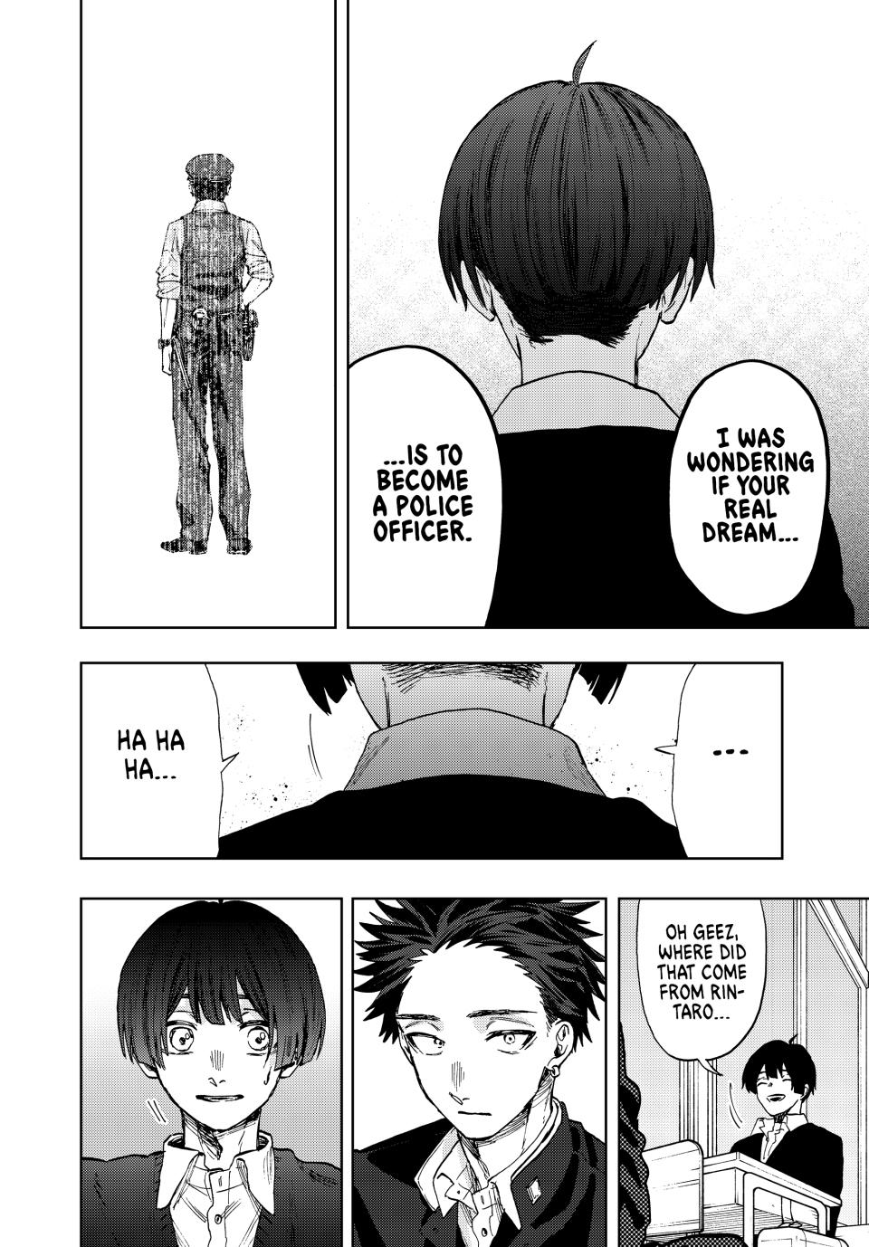 The Fragrant Flower Bloom with Dignity Manga Chapter 92 page 6 - Rintaro and Yorita