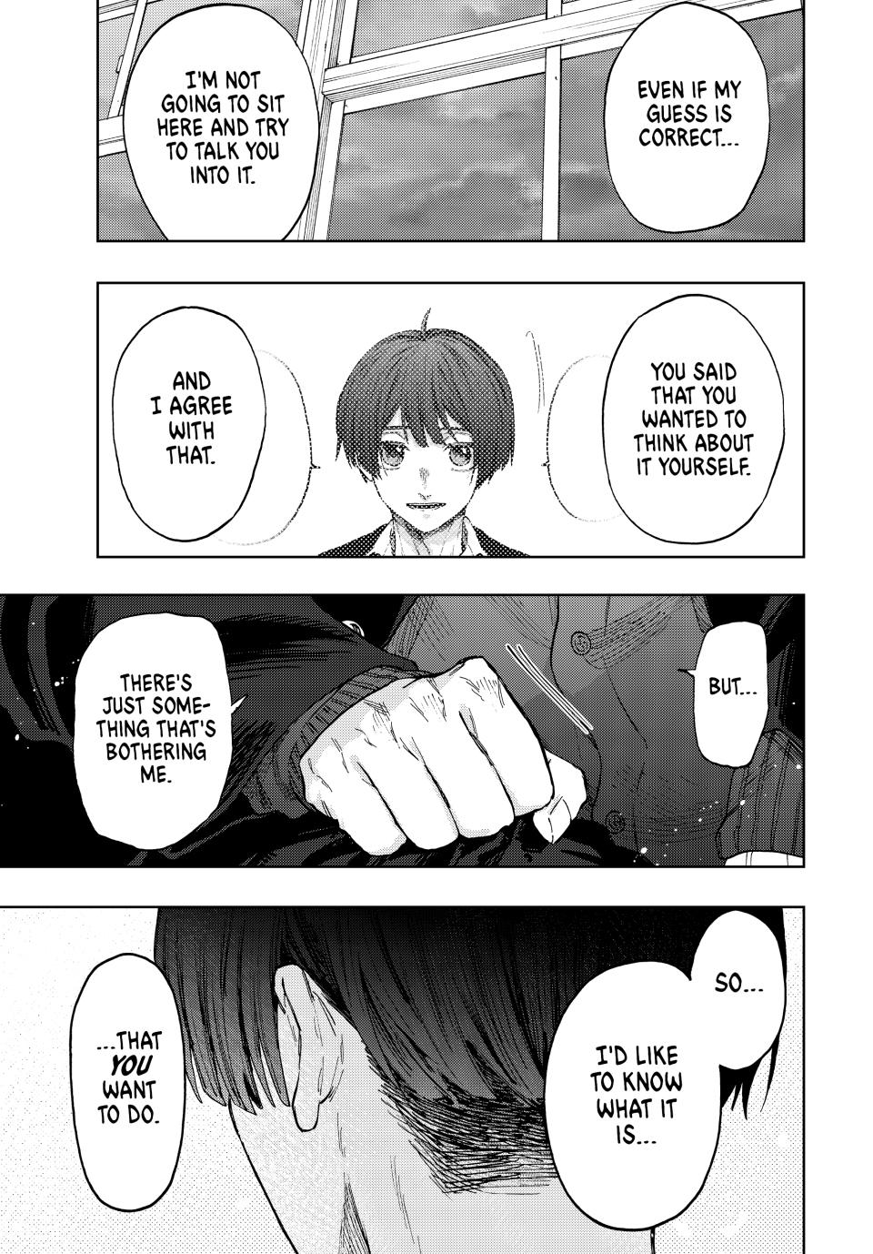 The Fragrant Flower Bloom with Dignity Manga Chapter 92 page 7 - Rintaro and Yorita