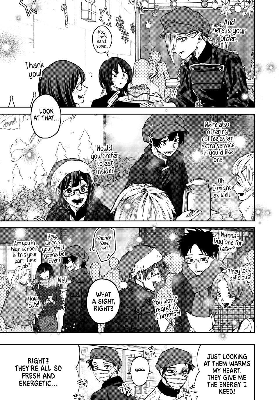 The Fragrant Flower Bloom with Dignity Manga Chapter 93 page 1 - Christmas Helpers