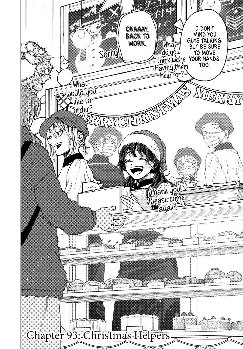The Fragrant Flower Bloom with Dignity Manga Chapter 93 page 2 - Christmas Helpers