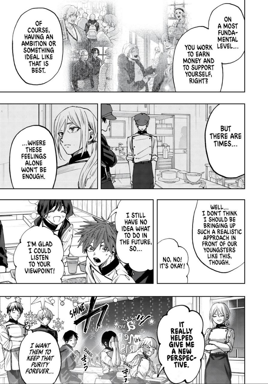 The Fragrant Flower Bloom with Dignity Manga Chapter 97 page 3 - What It Means to Work